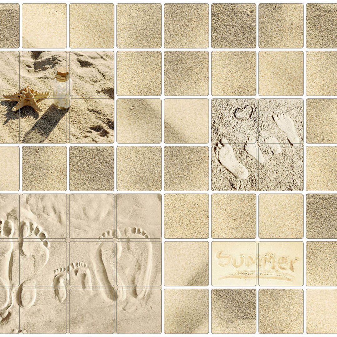 Панель ПВХ 0,2 мозаика «Малибу» Stella STSR-734