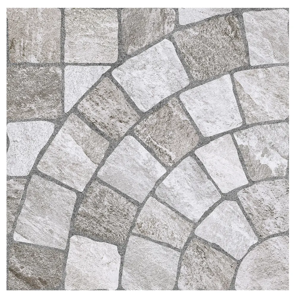 Глазурованный керамогранит Керамин Одеон 50x50 см 1.25 м² матовый цвет светло-серый Лиссабон STLM-2065615