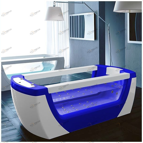 Ванна Gruppo treesse Vision ATC-V138Q-SI синяя ATCV138QSI