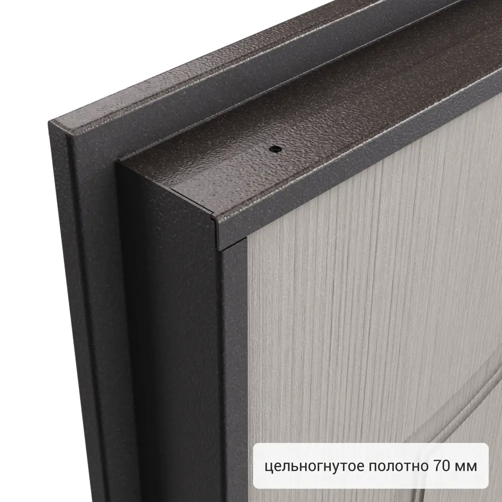 Дверь металлическая Гарант, 960 мм, левая, цвет антик ларче TOREX STLM-2114176 - Вид №8