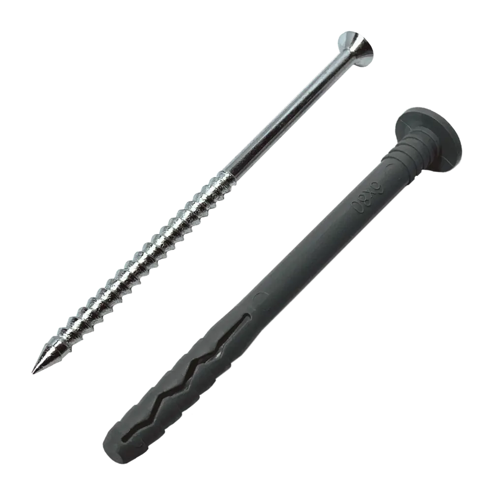 Дюбель-гвоздь грибовидный полипропилен 6x80 мм 10 шт Santreyd STLM-2119320 - Вид №1