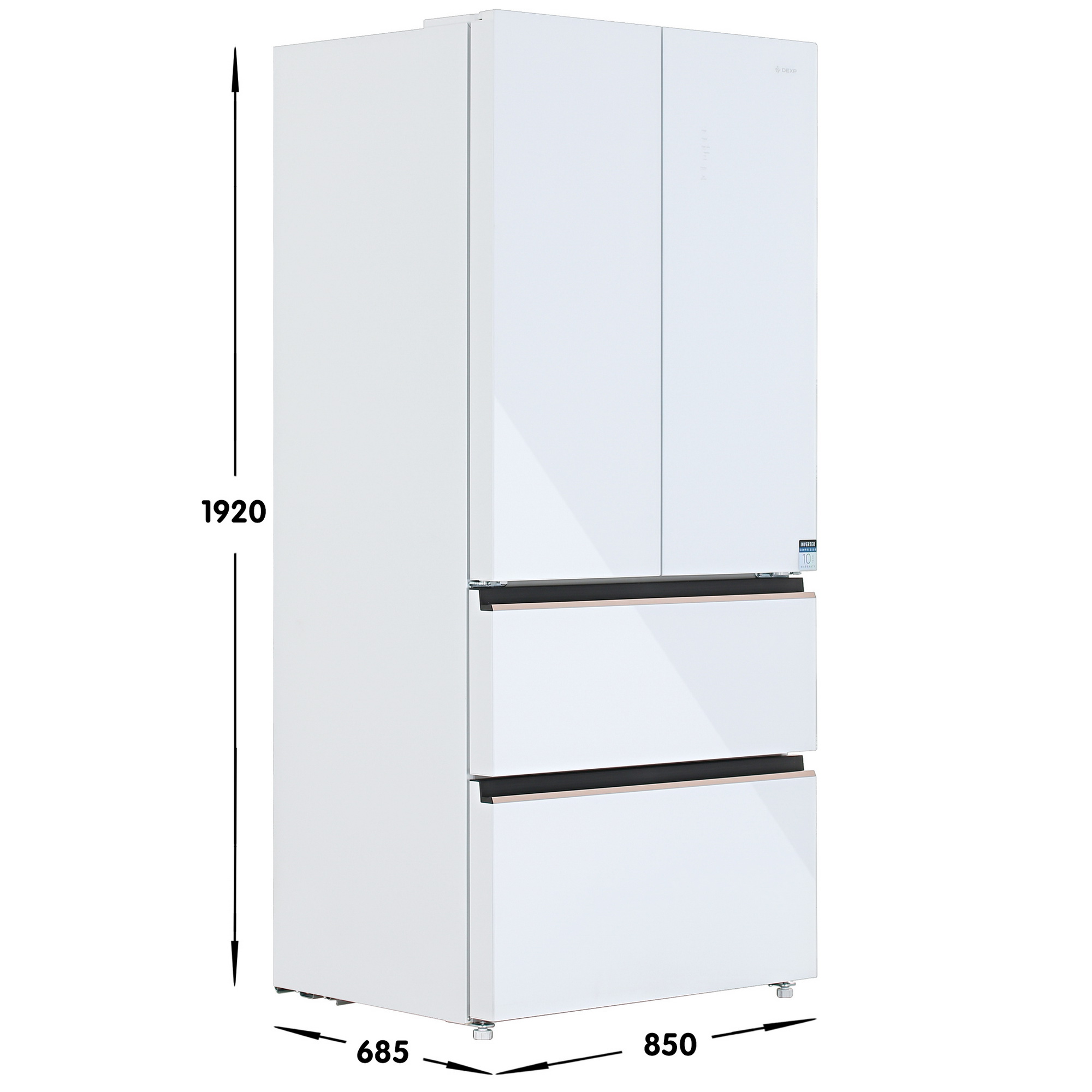 5086754 Холодильник многодверный   DEXP MFr6-54AMG белый STDN-0141997 - Вид №8