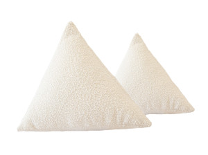 Шерстяная однотонная подушка