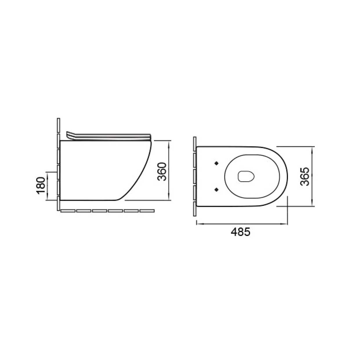VT1-14S Унитаз подвесной Vincea Globo Santreyd - Вид №1