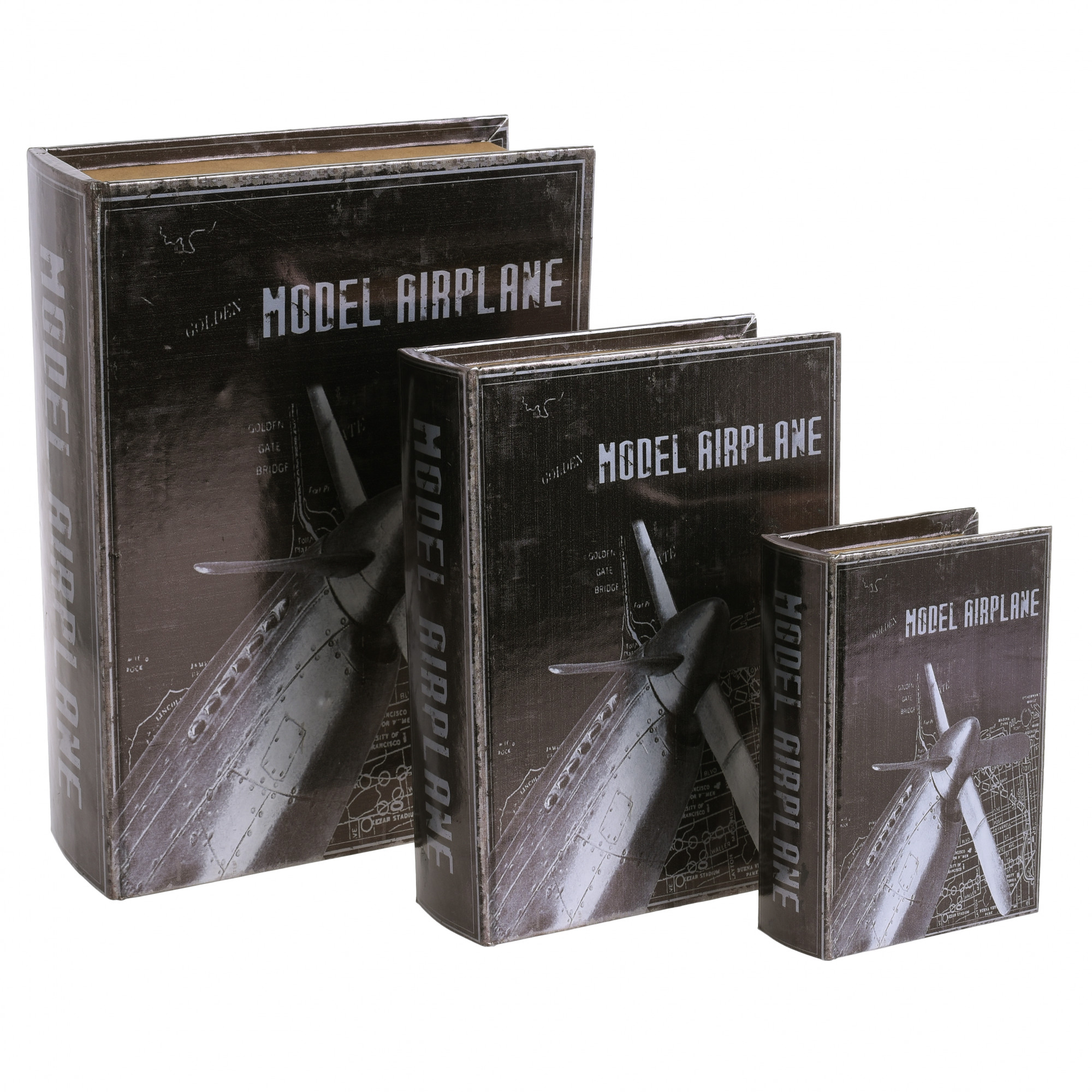 3870899.0009 шкатулка-книга, набор из 3шт TO4ROOMS 