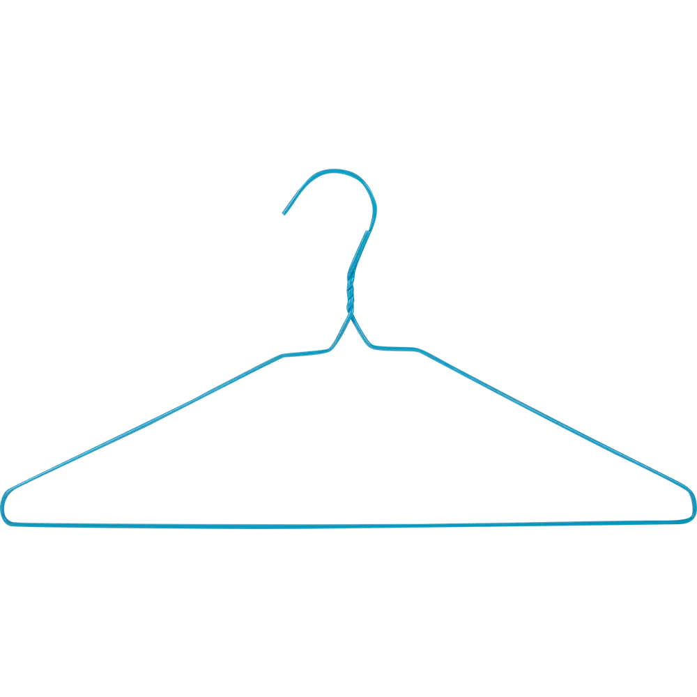 Набор вешалок для одежды 40 см сталь цвет голубой 5 шт Santreyd AHG-1921 STLM-2187349 - Вид №1