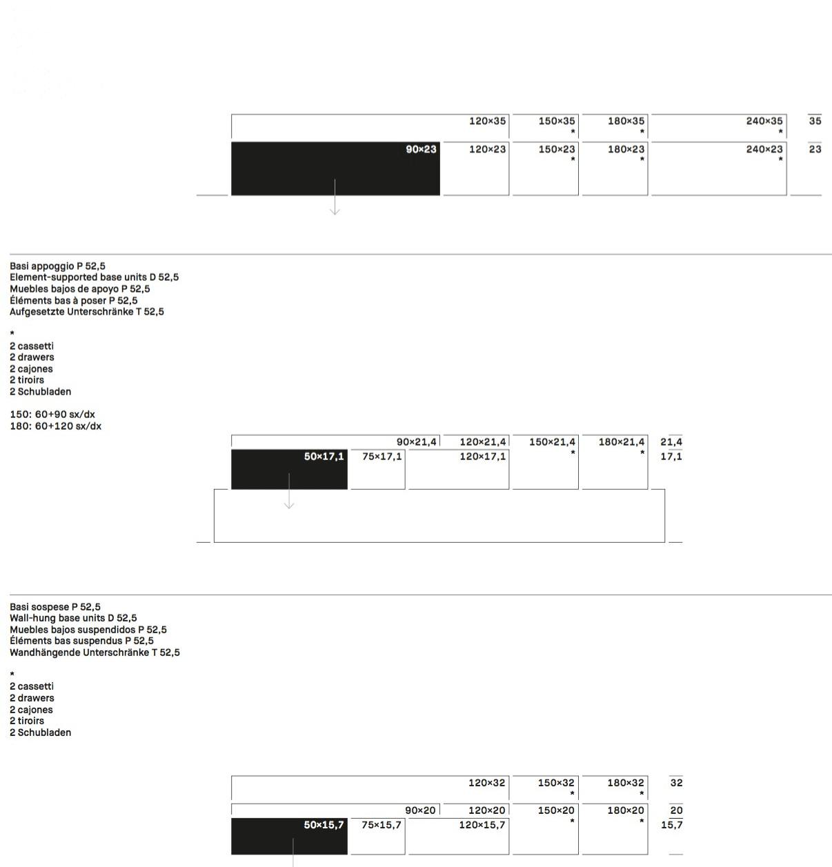 ZANETTE Модульная стенка для хранения из дуба с подставкой под ТВ Day moove sun-id-1377950 - Вид №1