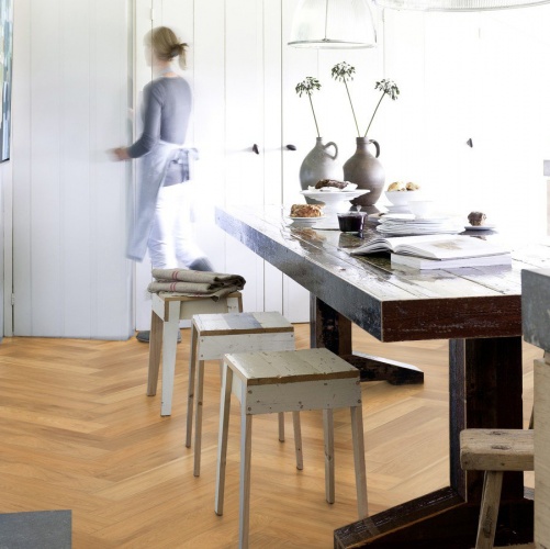 Паркет Ёлка Solidfloor New classic Винзор 1126204 Дуб Натур (Гладкая) 610х122 мм 1500200200 - Вид №14