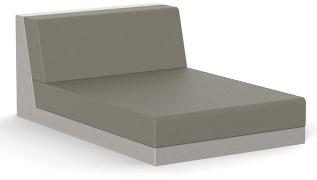 VONDOM Садовая кушетка с обивкой из виниловой ткани Pixel sun-id-1447901 - Вид №1