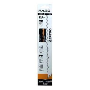 Полотно RAGE S1531L для сабельной пилы по дереву 240 мм (2 шт) 89425287