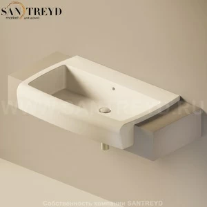 Flaminia UNA Консоль для раковины от 200 до 240 см серая UNA90M2.1019