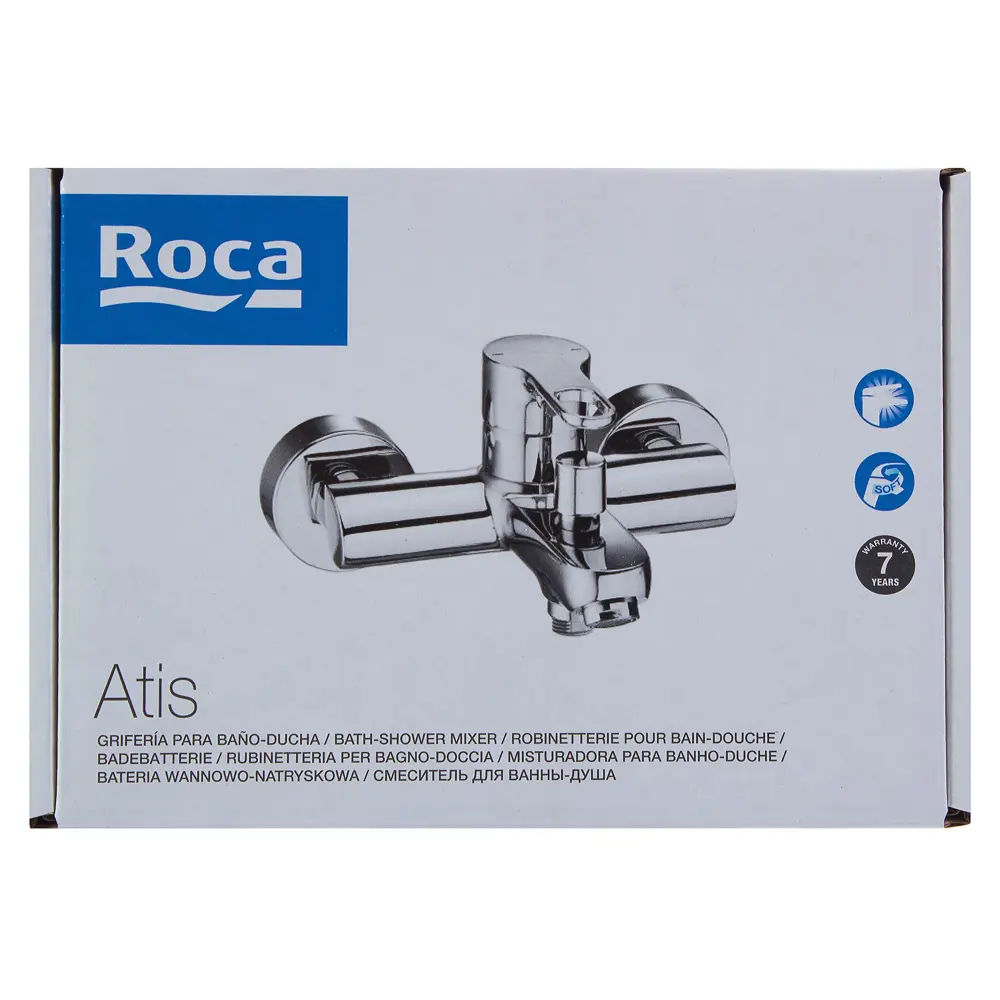 Смеситель для ванны Roca Atis однорычажный STLM-2014413 - Вид №1