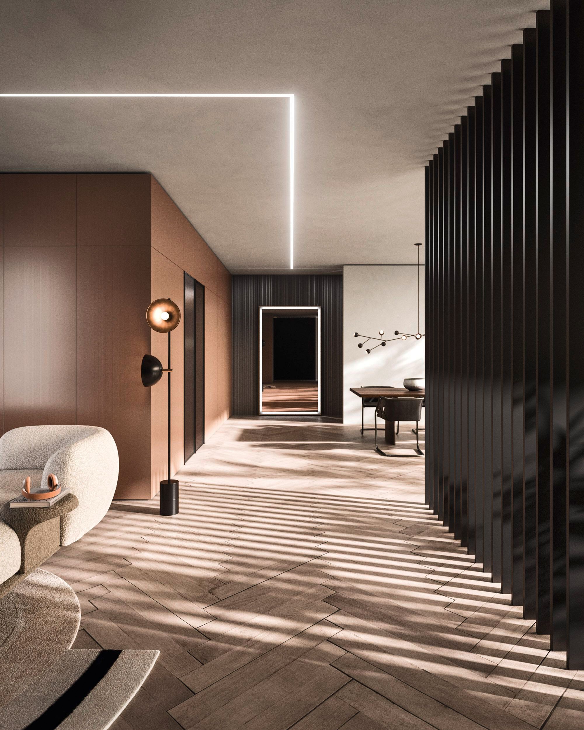 Зеркало со встроенным настенным освещением Arrital Feeling Home ARCH-00032125 - Вид №3