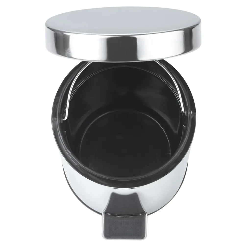 Контейнер для мусора для ванной KONSENSA Терни 3 л нержавеющая сталь цвет хром STLM-2024950 - Вид №4