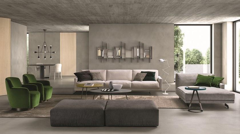 Bodema Угловой диван из ткани с полкой для журналов sun-id-1509610 - Вид №3