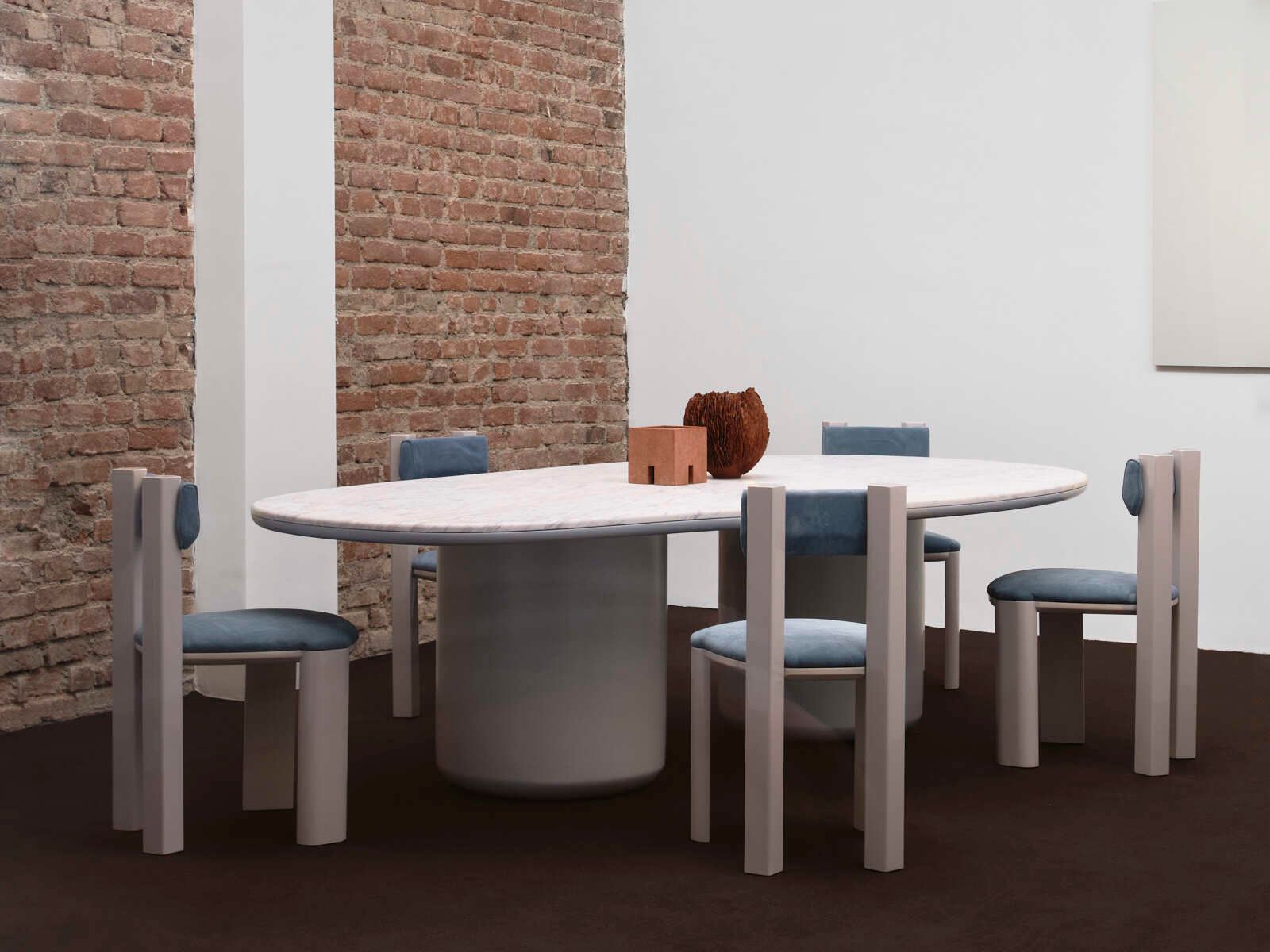 Мраморный обеденный стол Secolo озера ARCH-00133210 - Вид №2