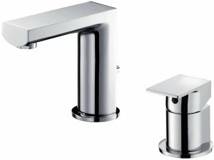 JUSTIME Смеситель для раковины на 2 отверстия из хромированной латуни Arch 6790-x0-81cp