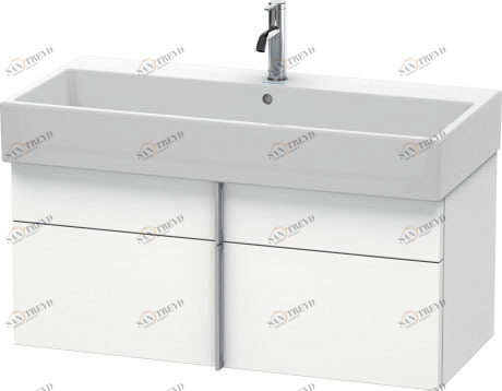 VA650801818 Vero Air Тумбочка подвесная Белый матовый, декор Duravit