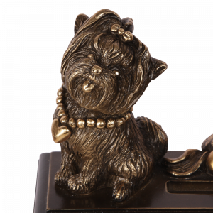 23091 Подставка под фото Леди Йо Бронза BOGACHO