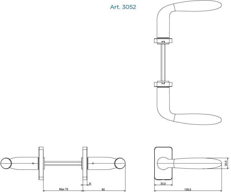 MASTER ITALY Оконная ручка из литого алюминия sun-id-1372872 - Вид №21