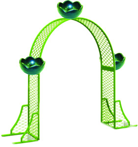 P3TVF1.01-A.P Пергола А1 c 3 термо-чашами, пергола, арка для вертикального озеленения LAB.Space