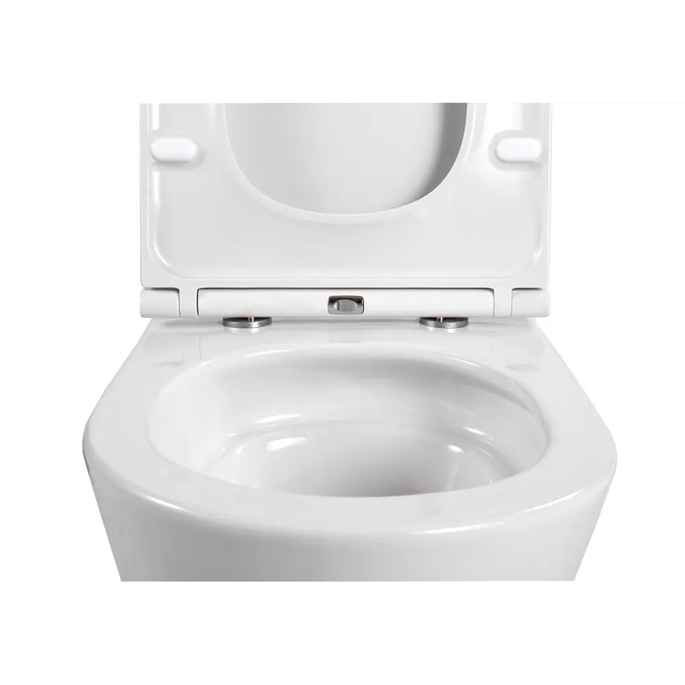 Комплект инсталляции Geberit Alpha с безободковым унитазом Aquatek Вега клавиша Geberit Alpha серая STLM-2129142 - Вид №11