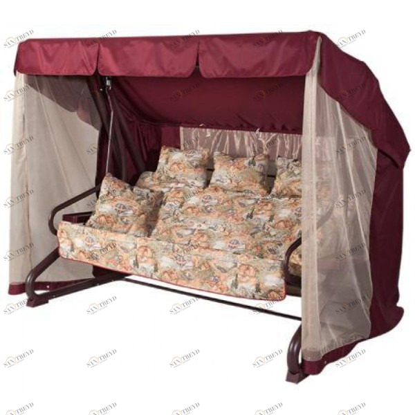 Качели садовые красные "Капри" IMPEX  132226 Красный 