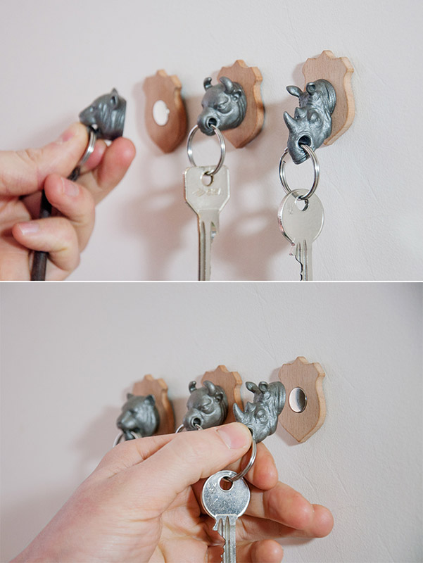 SK KEYTROTIGER1 Держатель для ключей с брелком tiger Suck UK  - Вид №5