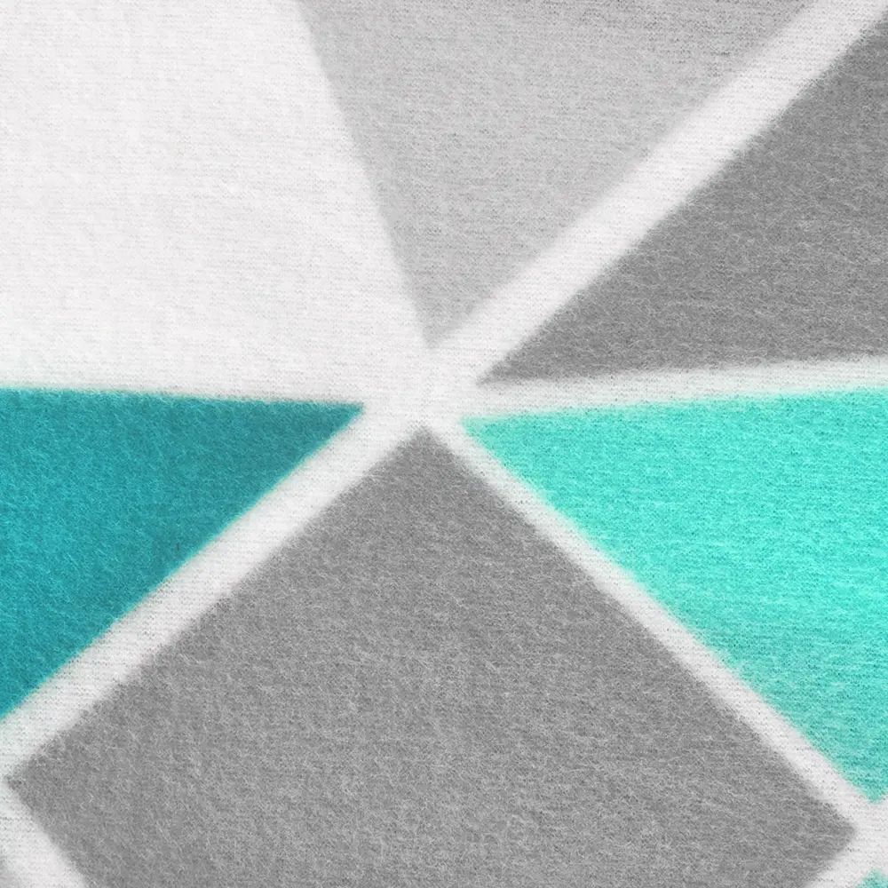 Плед Mirror 130x170 см флис цвет бирюза Ardenza Капсульная STLM-2117931 - Вид №1