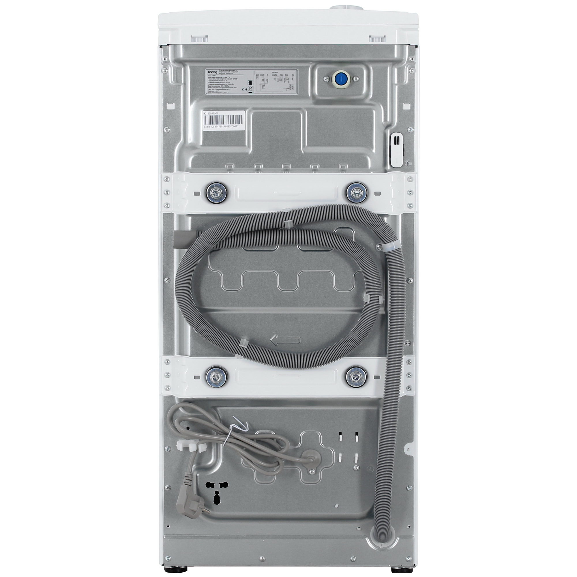 9191776 Стиральная машина Korting KWMT 1270 I белый STDN-0150566 - Вид №9