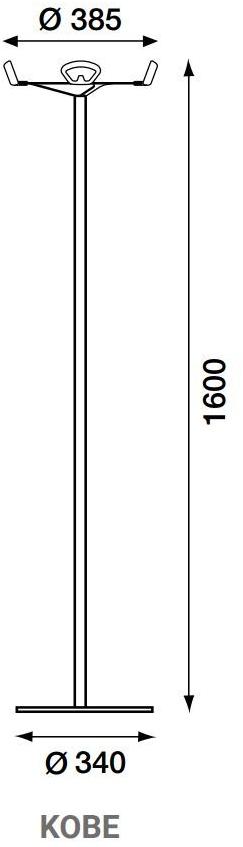 Manade Вешалка из крашеного металла Kobè KOBE sun-id-1390621 - Вид №9