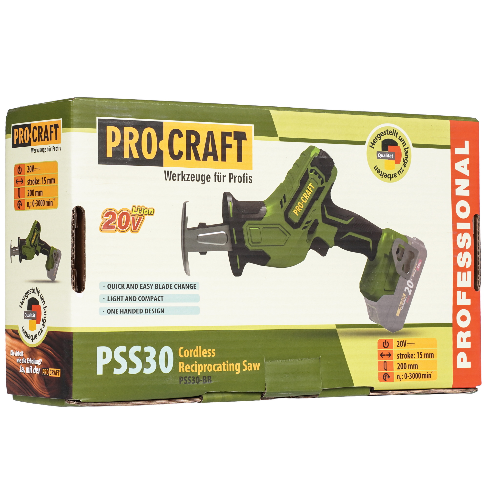 Сабельная пила Procraft PSS30   , Без ЗУ, Без АКБ 9277880 STDN-0006631 - Вид №6