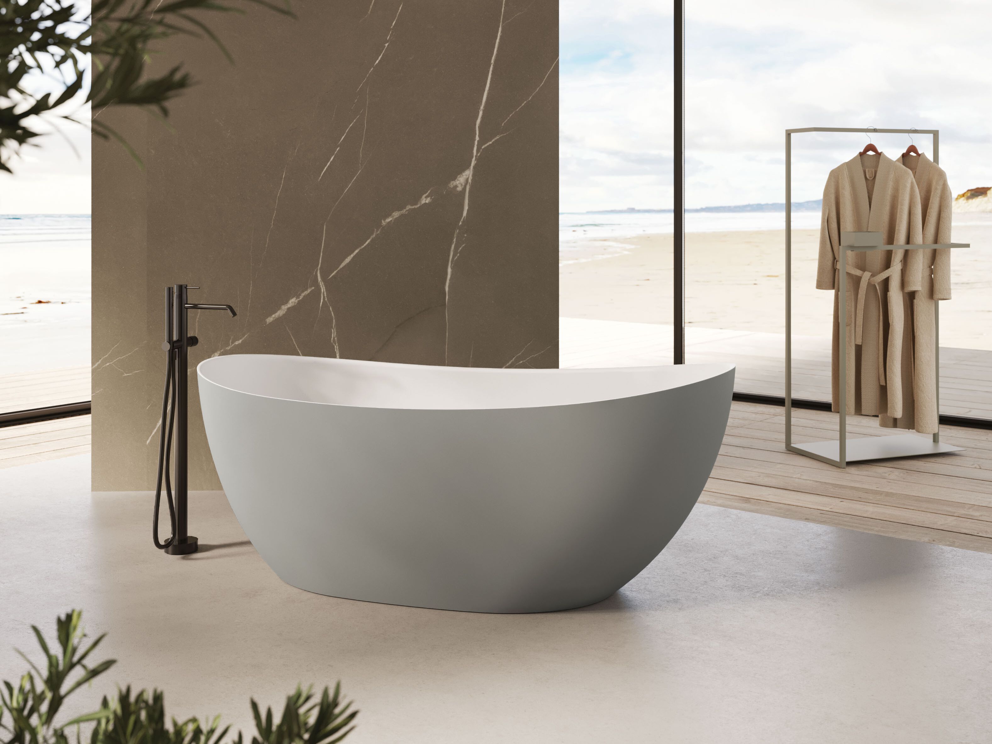 Овальная ванна в центре комнаты DISENIA SEVEN ARCH-00054955