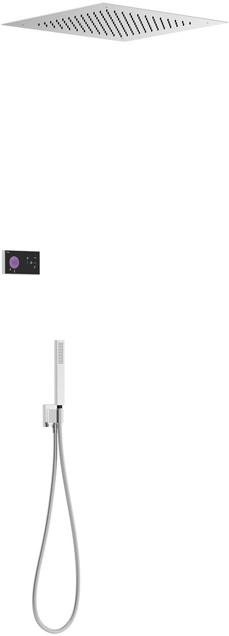 SHOWER TECHNOLOGY Kit de grifo termostático electrónico empotrado de 2 vías Shower Technology Blue Edition para ducha-09288561 TRES