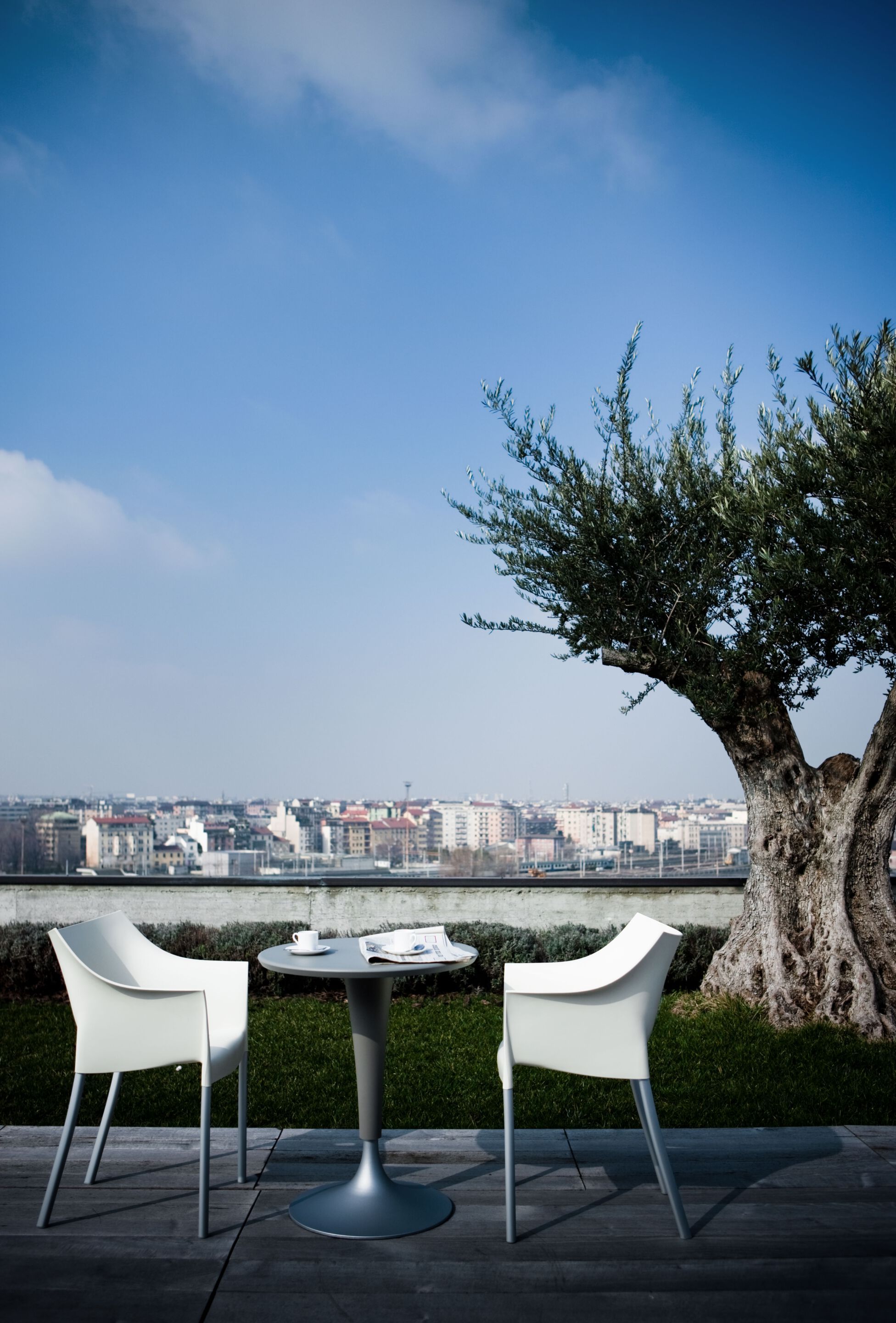 Полипропиленовый круглый садовый стол Kartell DR. NA ARCH-00137108 - Вид №3