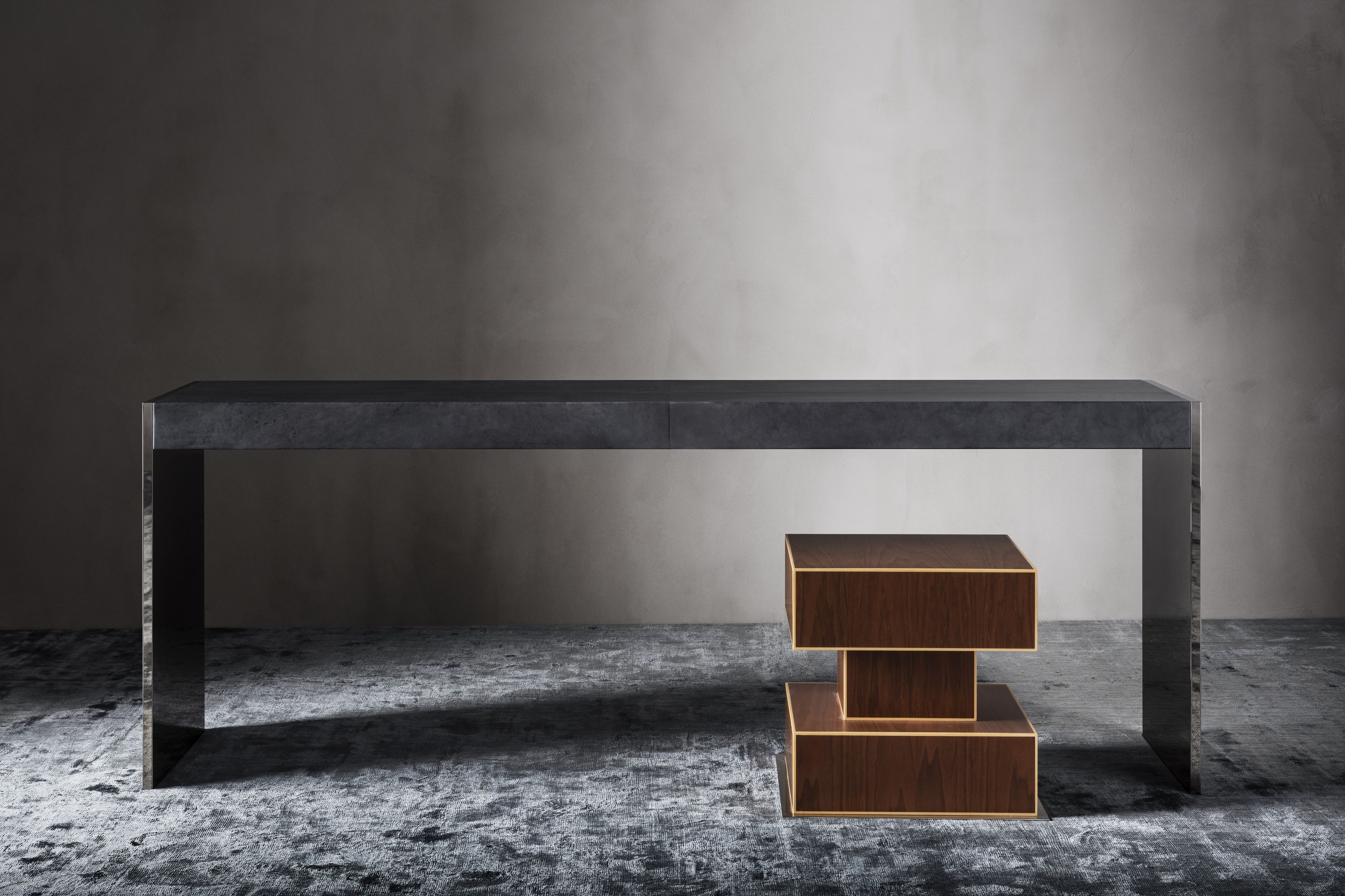 Деревянный квадратный журнальный столик OAK Ettore Sottsass Limited Edition ARCH-00044631 - Вид №1