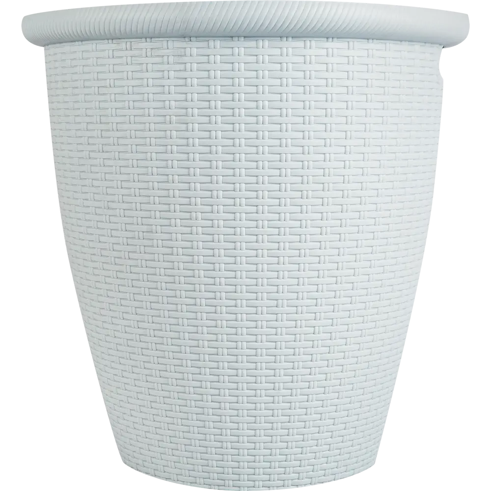 Кашпо для цветов Ingreen Rattan ø47 см v50 л пластик серый STLM-2066098 - Вид №5