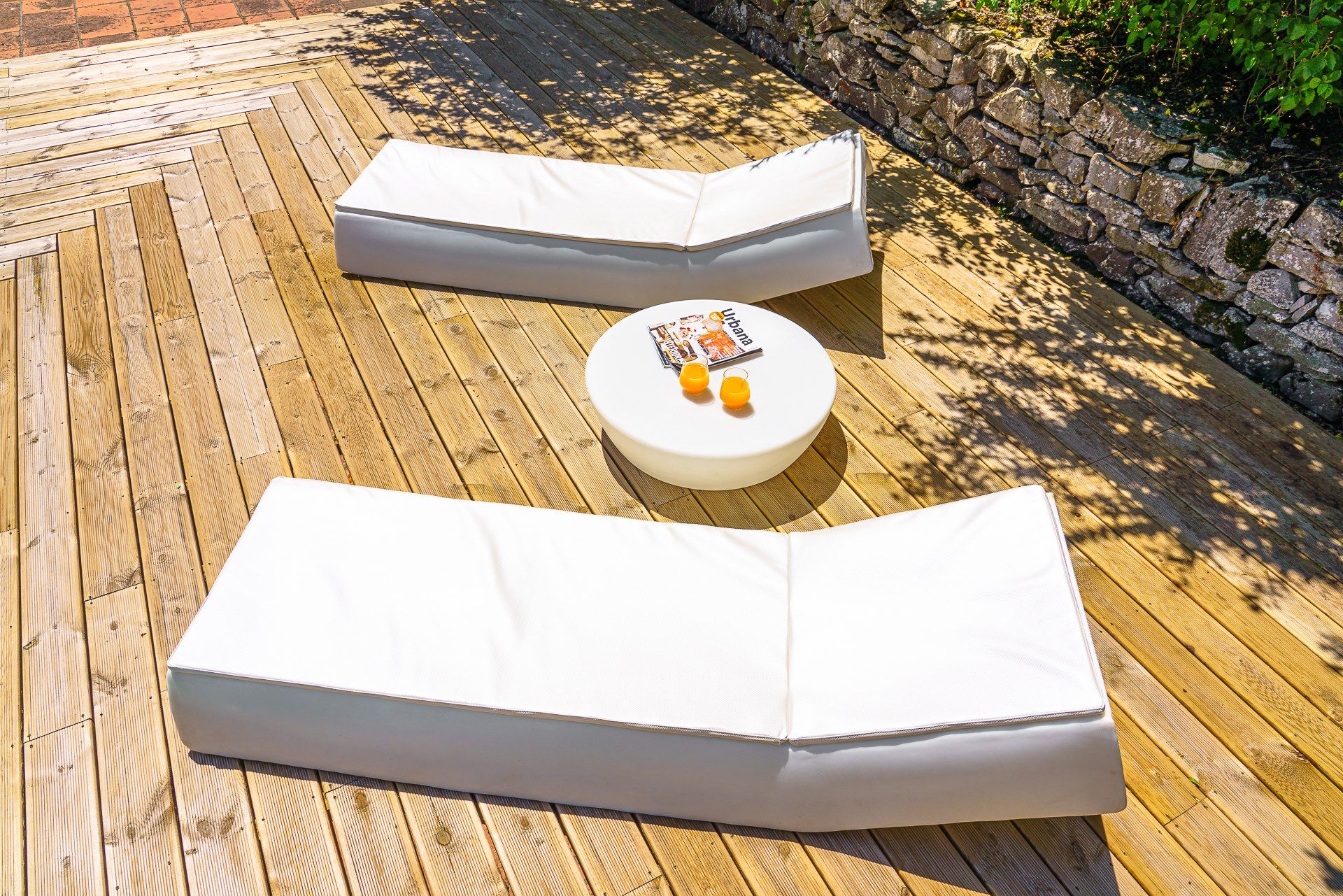 Полиэтилен круглый низкий журнальный столик SIT Sun ARCH-00117139 - Вид №1