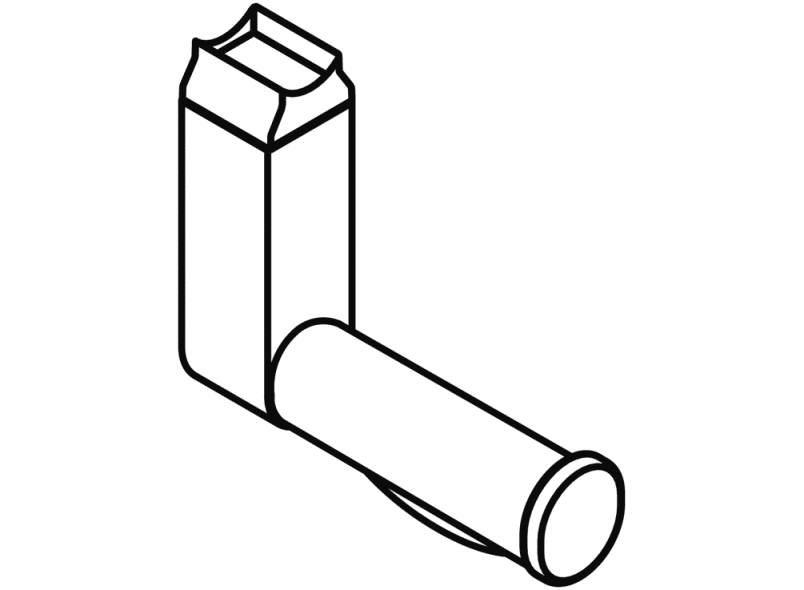 950.50.01090 Держатель рулона туалетной бумаги в комплекте HEWI System 800 K  - Вид №8