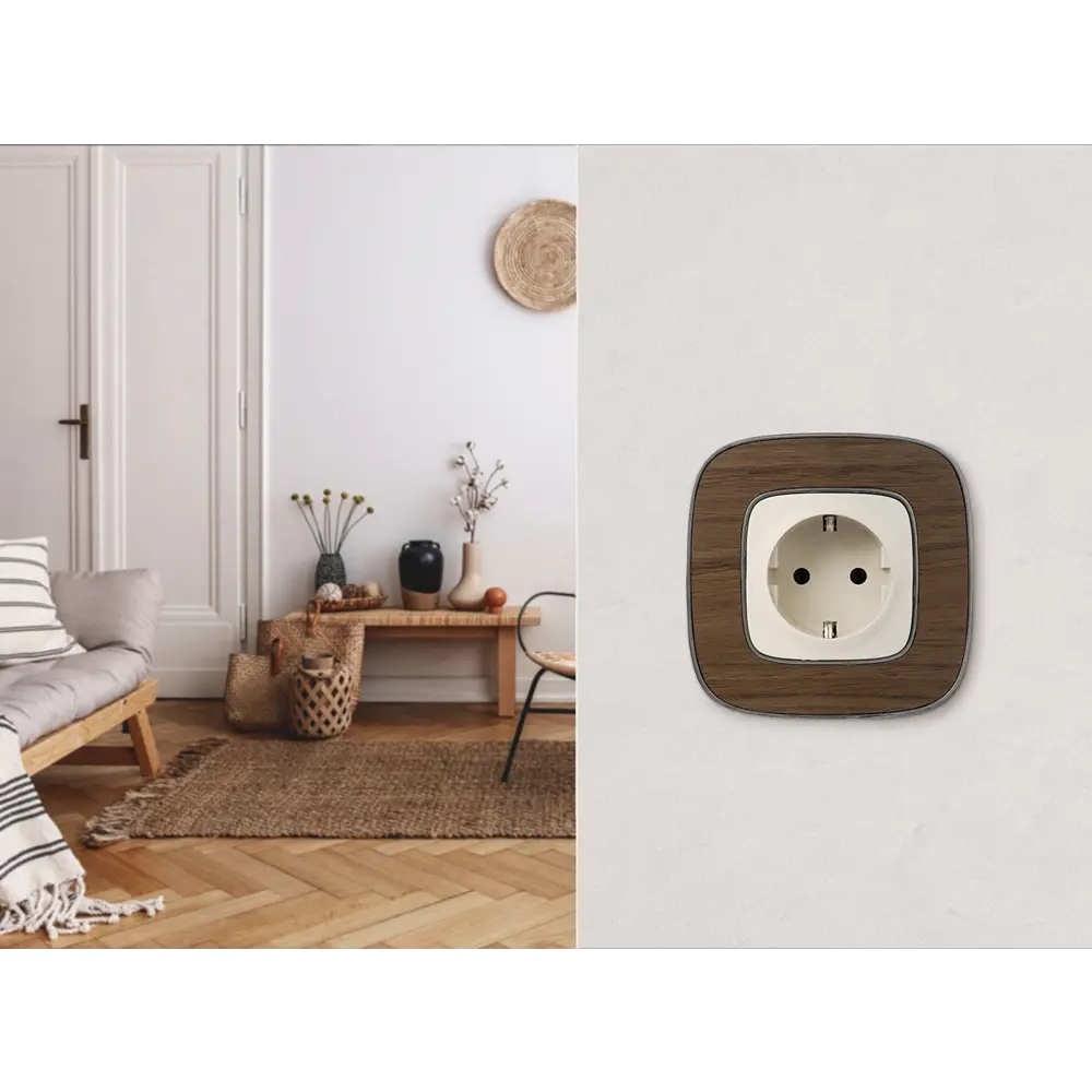 Розетка Legrand Valena Allure 2 контакта с заземлением цвет слоновая кость STLM-2061463 - Вид №12