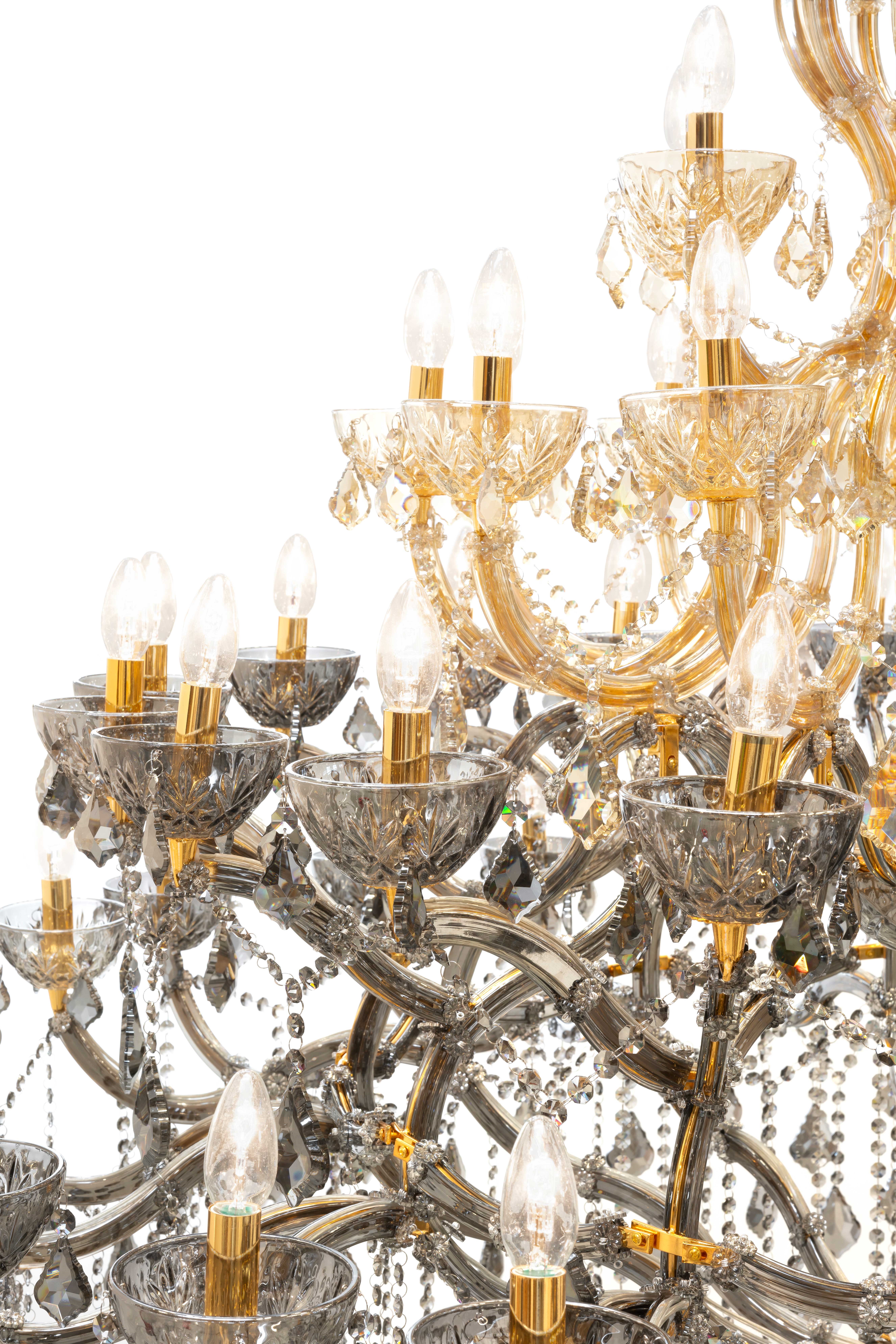 500307-MI ABHIKA ЛАМПА FLAM2 60 H210 D170 MIX  - Вид №2