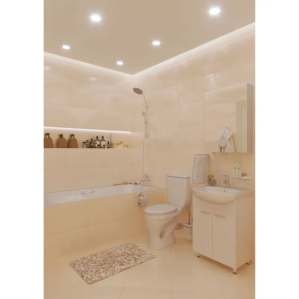 Унитаз напольный Сити двойной слив Керамин Без серии STLM-2103408 - Вид №4