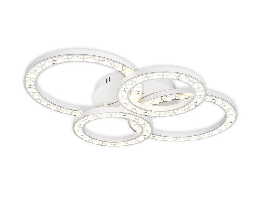 Потолочная светодиодная люстра Ambrella light Ice FA163 AMBRELLA LIGHT ДИЗАЙНЕРСКИЕ, ICE 00-3888724 Белый  - Вид №2