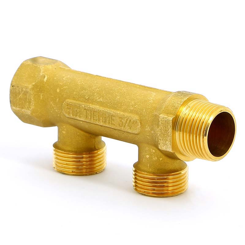 Коллектор НВ 3/4" TIEMME 2 выхода 3/4"ЕК 50мм 1910024 - Вид №3