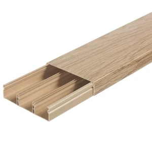 Кабель-канал плинтус T-Plast 74х20 мм 2 м цвет дуб