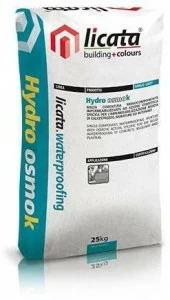 LICATA Однокомпонентный гидроизоляционный цементный раствор с осмотическим действием. Licata.waterproofing