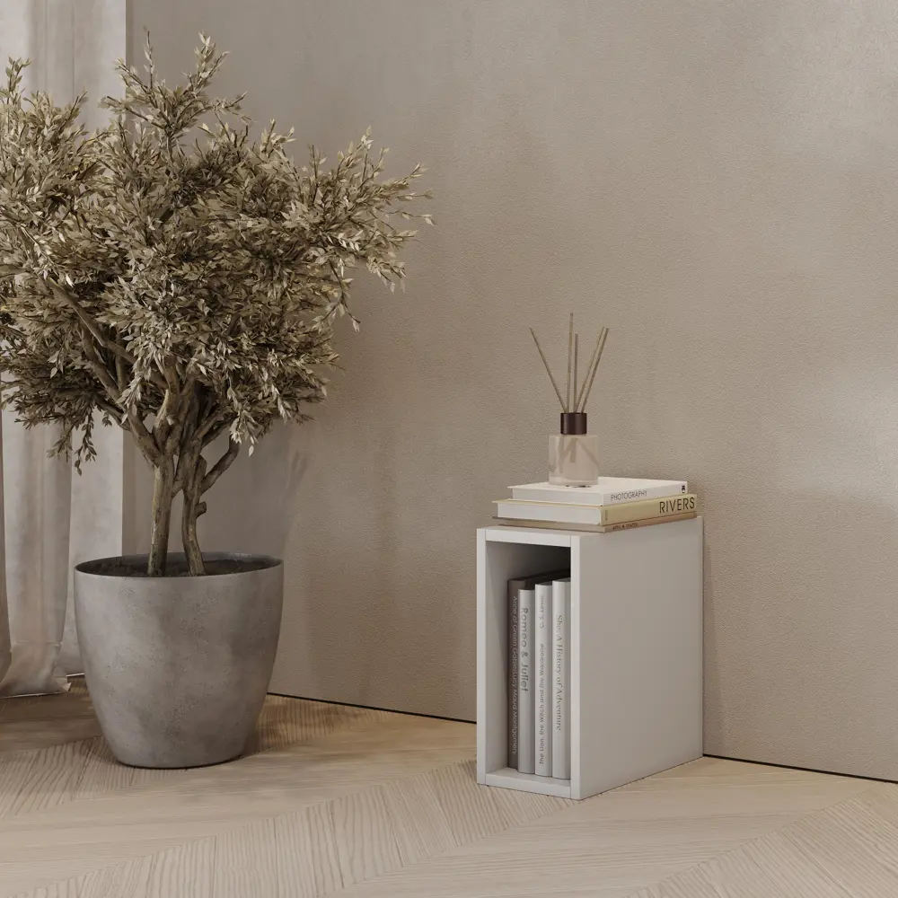 Стеллаж Spaceo KUB 1 секция 18x36.1x31.7 см ЛДСП цвет белый STLM-2199081