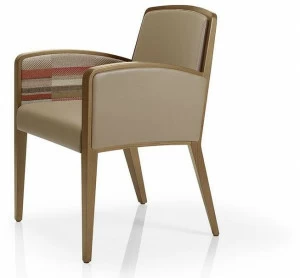 JMS Кожаное кресло с подлокотниками Tisha M 720c