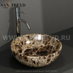 LAT41PM Накладная раковина на столешницу  круглая Ceramica Globo