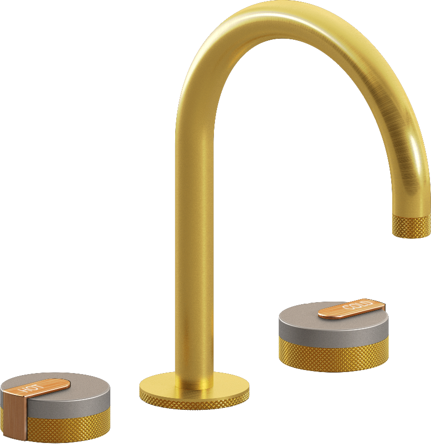 E-11512-R1SN-L1BRG-BAU Смеситель для умывальника на 3 отвертия GRAFF MOD+